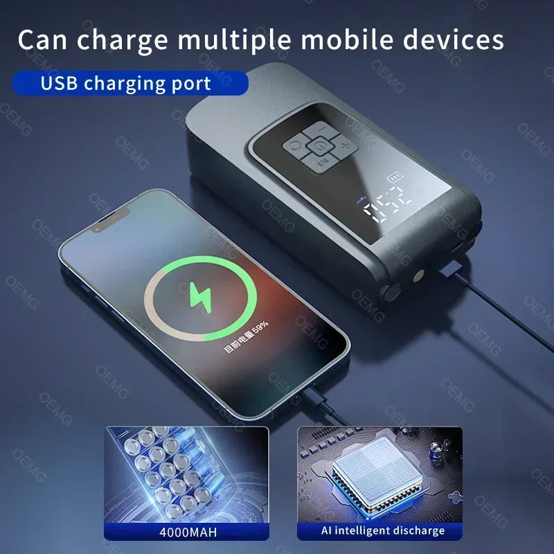 AirCharge | Draagbare LuchtPomp