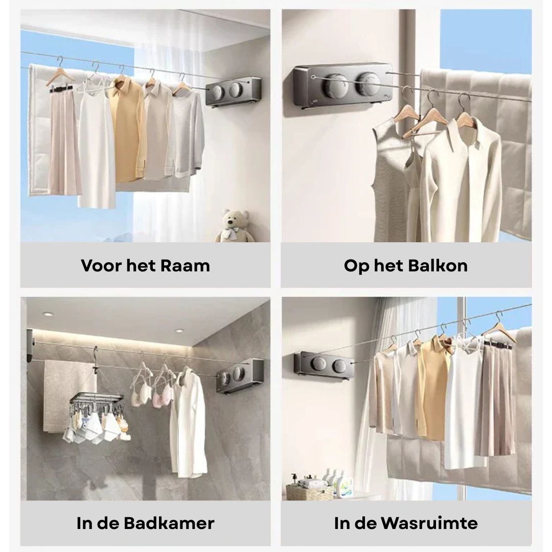 FlexiLine™ Uittrekbare Waslijn