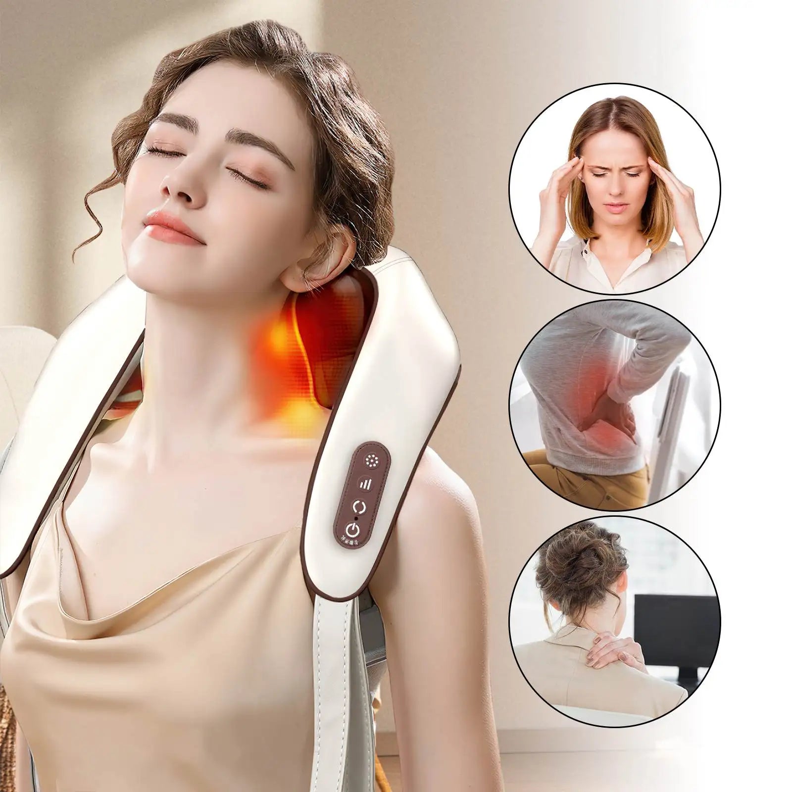Relaxura™ Shiatsu Nek en Schoudermassage Sjaal
